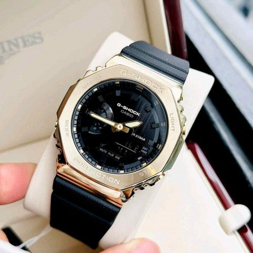 G SHOCK GA 2100 gold black F259