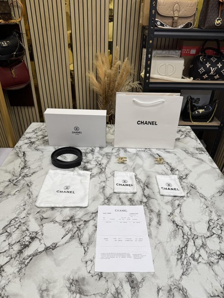 Chanel_Premium_Double_Buckle_Belt_Combo_With_Dust_Bag_And_Dust_Bag_Including_CarryBag_(C08-Black)