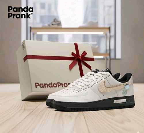 Nikee Airforce 1 X Panda Prank Spritiual Charm