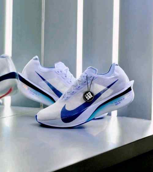 Nikee zoom Vaporfly 4 Road Racing White Blue