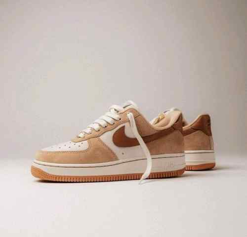 Nikee Airforce 1 vachetta tan suede quality