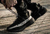 ADIDAsS YEEZY 350 V2 Black White Oreo SEMI UA With OG ACCESSORIES