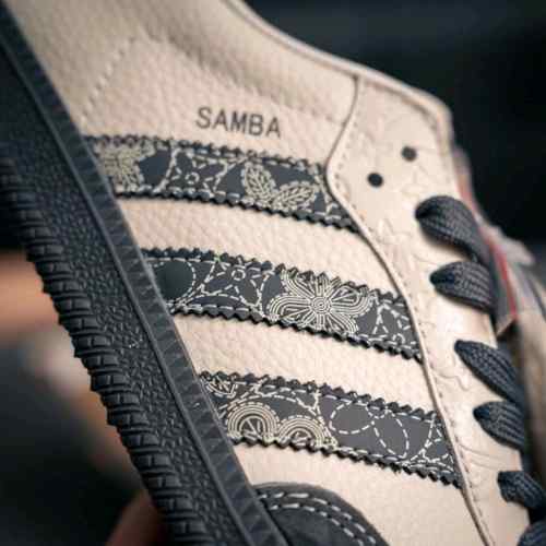 Adidass Samba X Louiis Vuitton Dark Grey