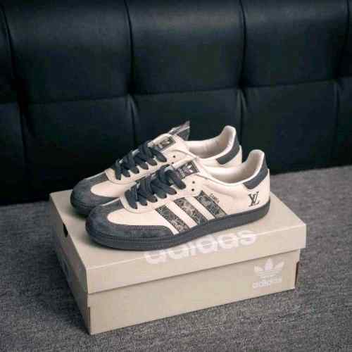 Adidass Samba X Louiis Vuitton Dark Grey