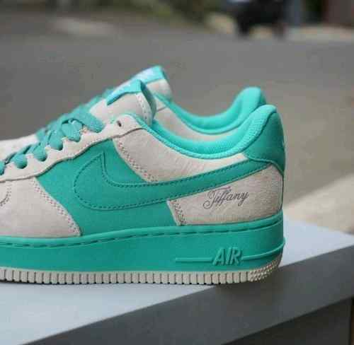 nikee airforce 1 low X tiffany GREY BLUE