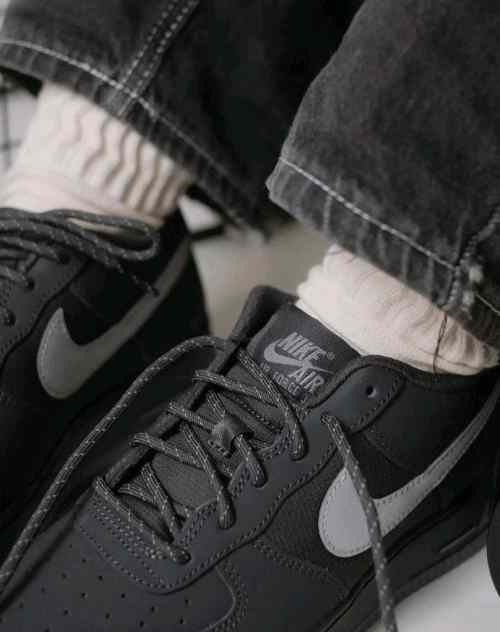 Nikee Airforce 1 Low GS Anthracite
