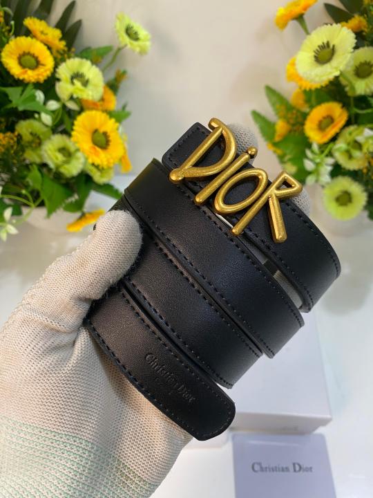 CD DIO_R LADIES BELT WID OG BOX CARD & DUST BAG 358
