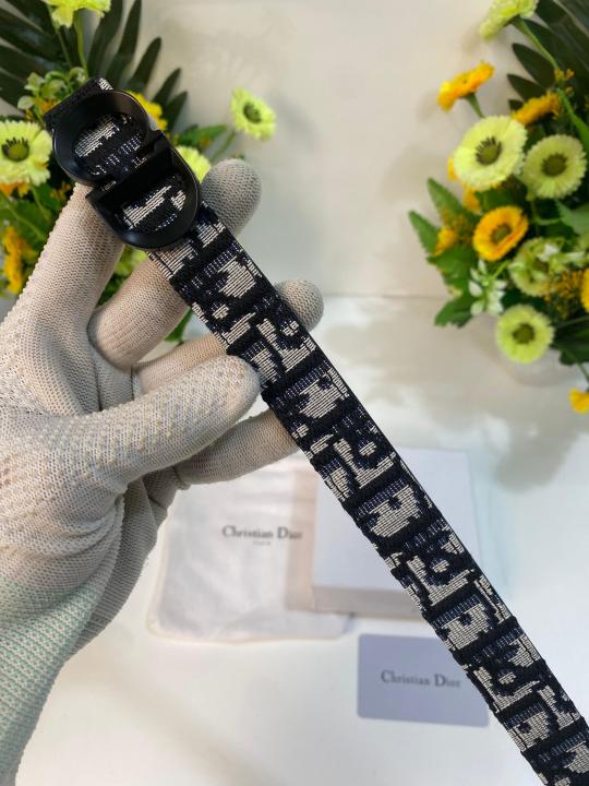 CD DIO_R LADIES BELT WID OG BOX CARD & DUST BAG 361