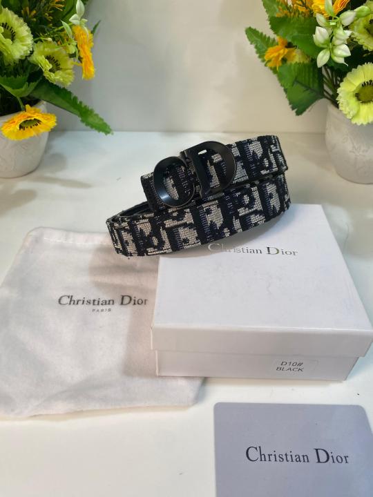 CD DIO_R LADIES BELT WID OG BOX CARD & DUST BAG 361