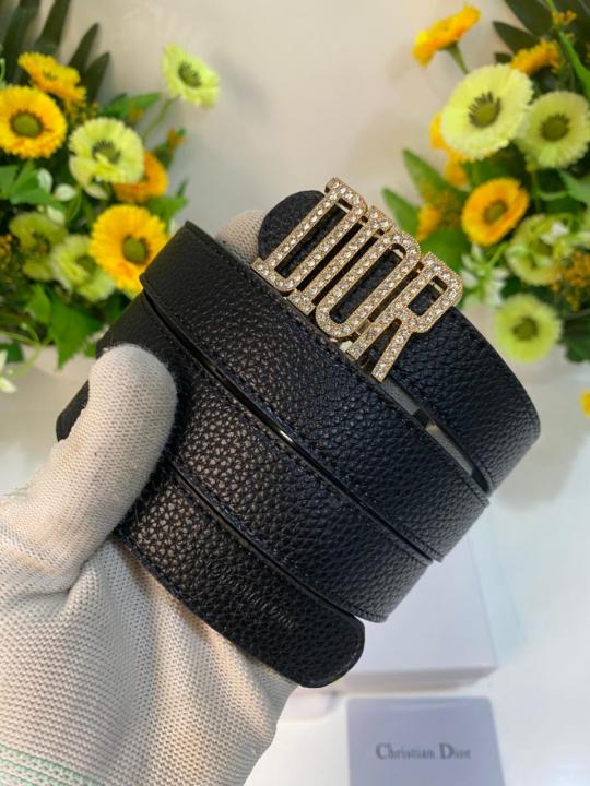 CD DIO_R LADIES BELT WID OG BOX CARD & DUST BAG 362
