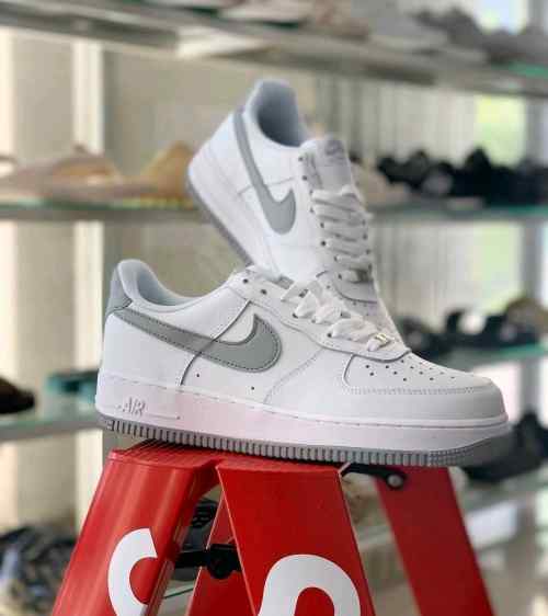 Nikee AirForce 1 07 Light Smoke Grey