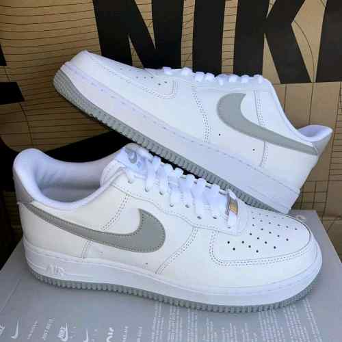 Nikee AirForce 1 07 Light Smoke Grey
