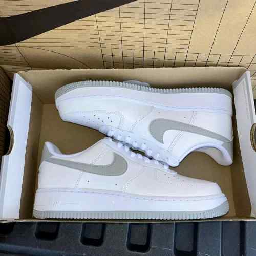 Nikee AirForce 1 07 Light Smoke Grey