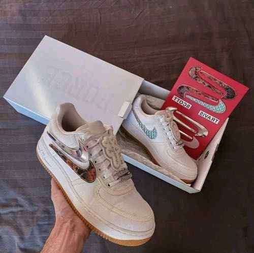 nikee travis scott x airforce 1 sail semi ua