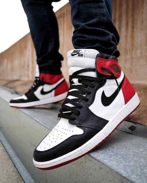jordan retro 1 high black toe semi ua