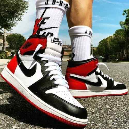 jordan retro 1 high black toe semi ua