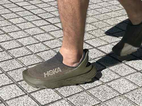 Hoka Restore TC Dark Olive Green