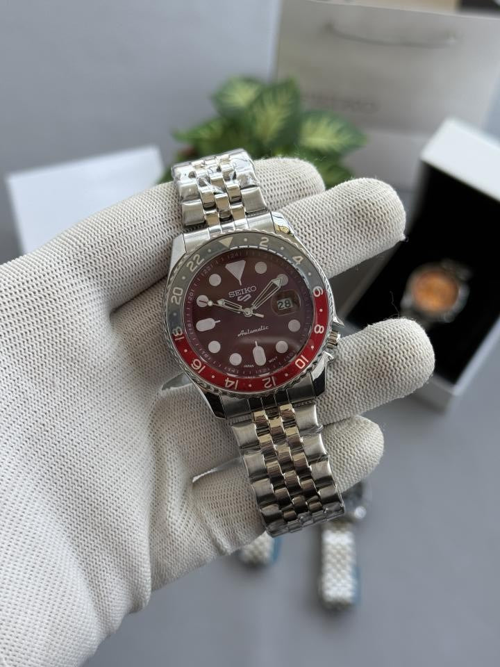 Seiko 5 Sports Wine Red w354