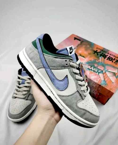 Nikee SB DUNK X Otomo Katsuhiro Fantasy GREY BLUE GREEN