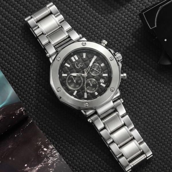 Guess GC collection Brev Silver black