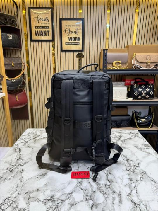 Boss Premium Quality Signature Logo Utility Backpack (B5020B)
