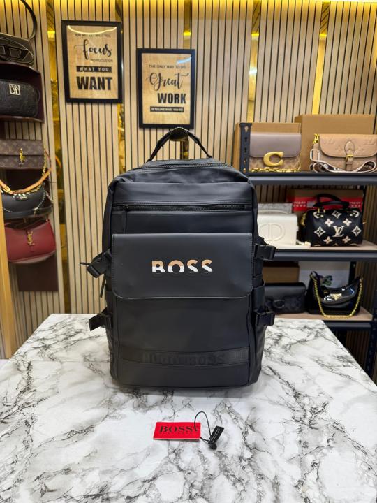 Boss Premium Quality Signature Logo Utility Backpack (B5020B)