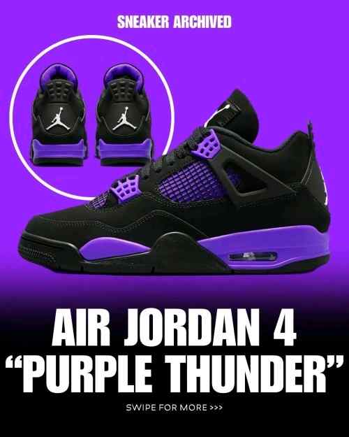 Jordan Retro 4 Purple Thunder semi ua