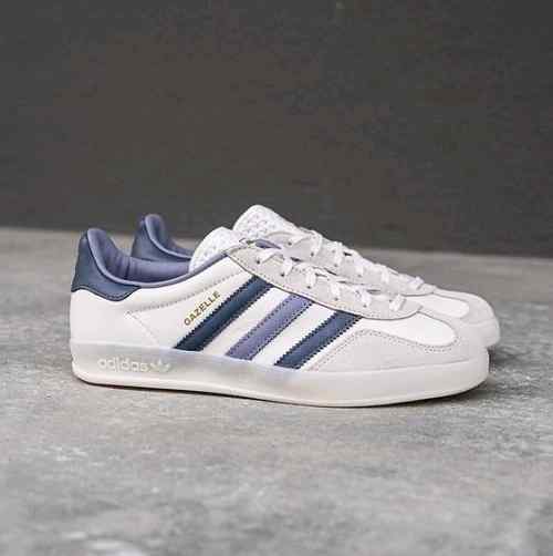 adidass gazelle indoor core white top ua quality