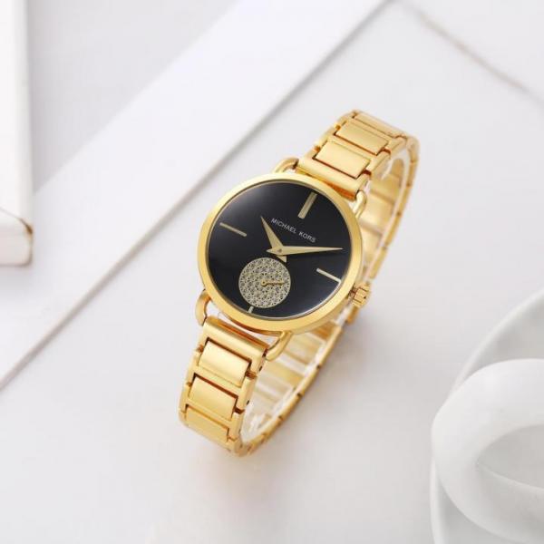Michae_l kors portia gold black155