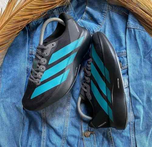 adidass adizero evo sl core black pure tealgrey four