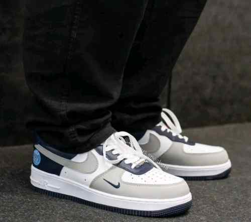 nikee airforce 1 paris saint german psg grey blue