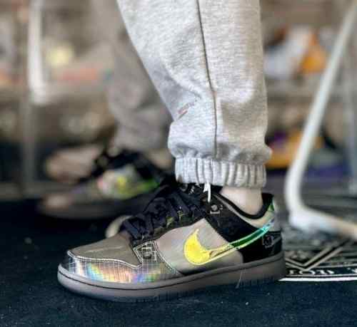 nikee dunk low hyperflat multi color FIX