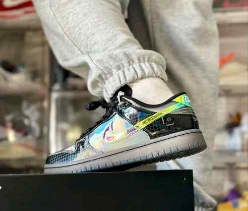 nikee dunk low hyperflat multi color FIX