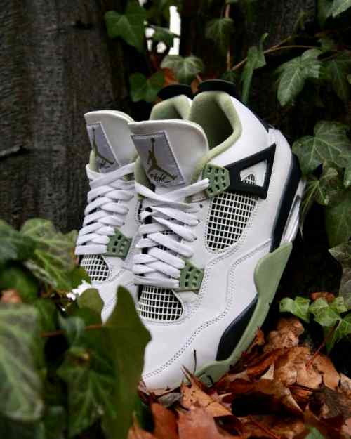 Air Jordan retro 4 Seafoam Semi UA