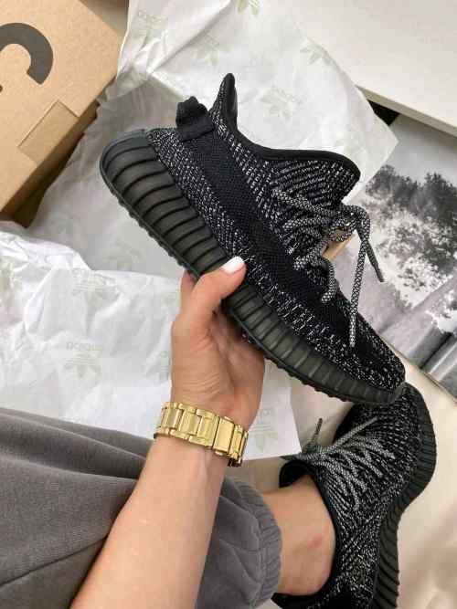 Adidass Yeezy 350 V2 Black Full Reflective Semi UA for her