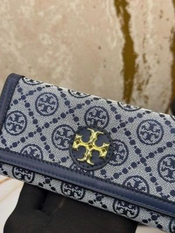 Tory_Burch_Premium_Tri-fold_Wallet_With_Original_Box_(6083-1_Blue)