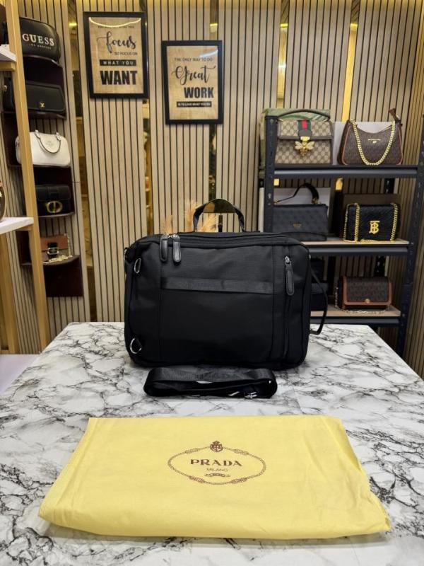 Prad_a Saffiano Convertible Premium Quality Multi Use handbag With Dust Bag