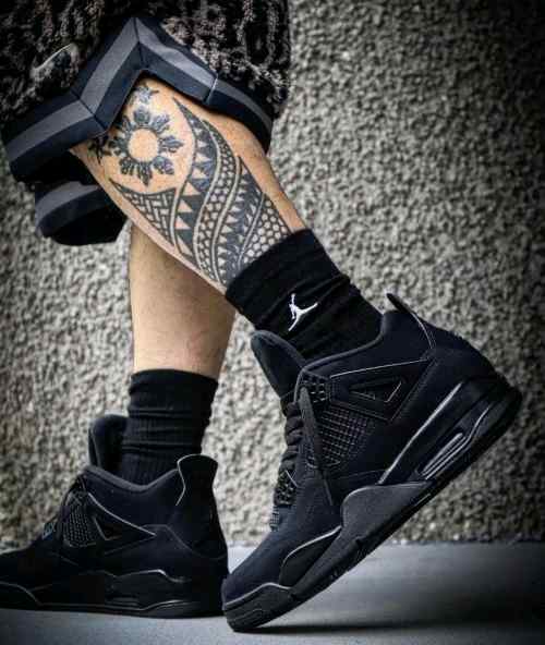 Jordan Retro 4 Black Cat Semi UA