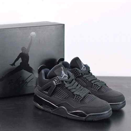Jordan Retro 4 Black Cat Semi UA