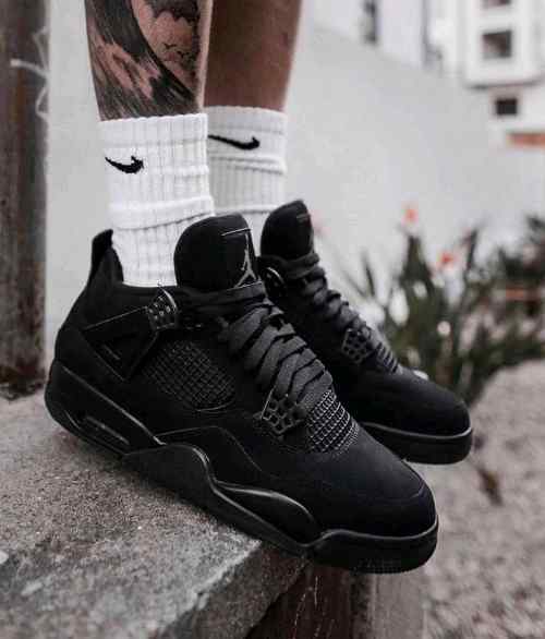Jordan Retro 4 Black Cat Semi UA