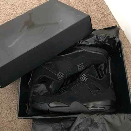 Jordan Retro 4 Black Cat Semi UA