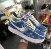 nikee airforce 1 denim blue
