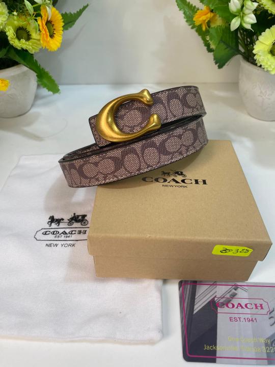 COAC_H LADIES PREMIUM QUALITY BELT WID OG BOX ETC 328
