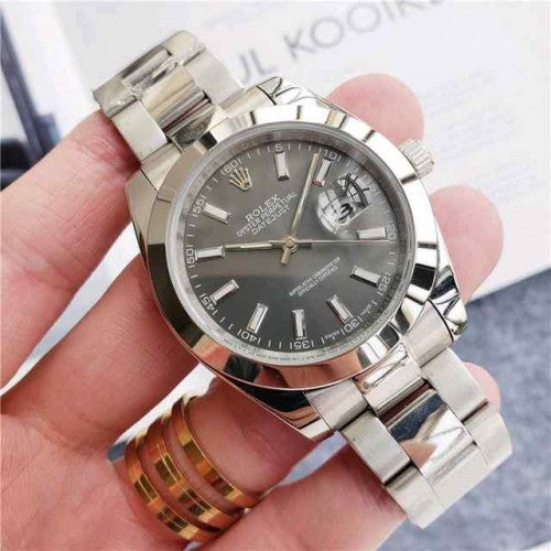 Rolex_date Just Silver Grey F231