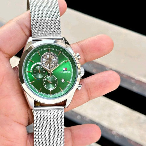 Tommy Hilfigar Stewart silver  Green F230