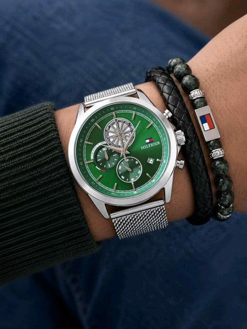 Tommy Hilfigar Stewart silver  Green F230