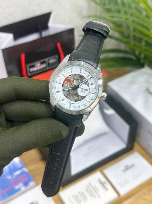 TISSOT_ 1853 COUTURIER AUTOMATIC BLACK SILVER WHITE DAIL F224