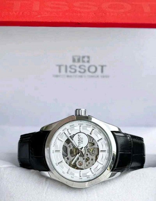 TISSOT_ 1853 COUTURIER AUTOMATIC BLACK SILVER WHITE DAIL F224