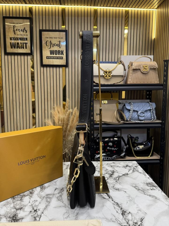 Loui_s Vuitton Coussin PM Bag Premium Quality With Box And Dust Bag (Black) (47545)