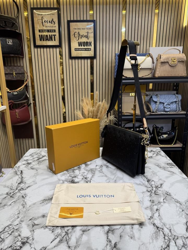 Loui_s Vuitton Coussin PM Bag Premium Quality With Box And Dust Bag (Black) (47545)